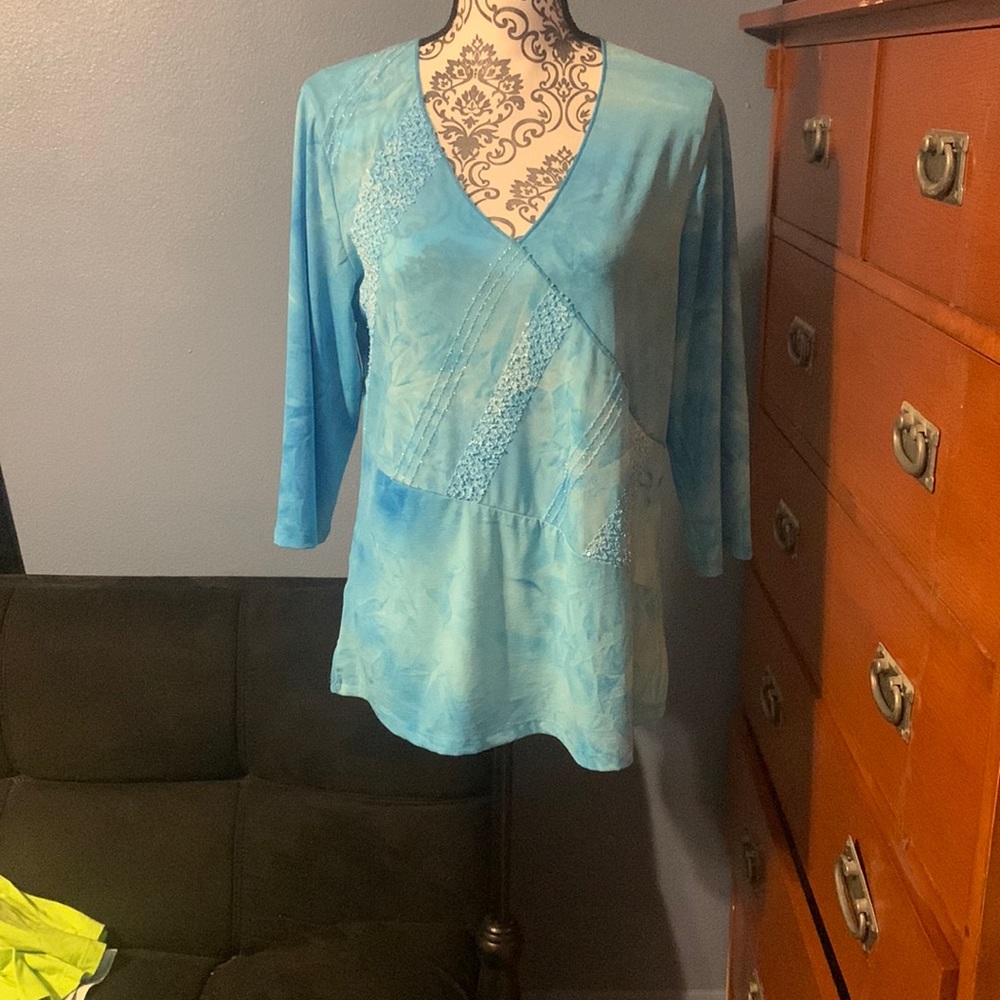 Beautiful blue color blouse ❤️